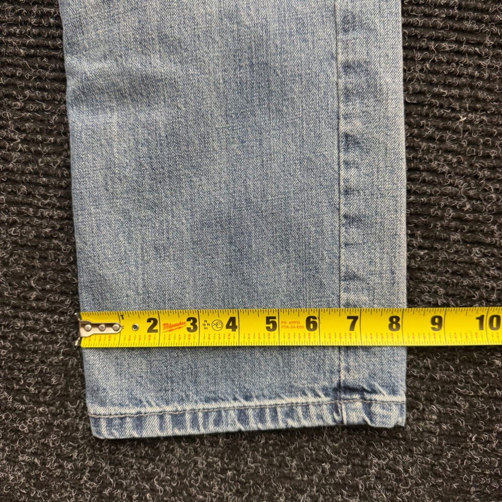 Levis 514 Straight Leg Jeans Light Wash Blue Denim Mens 32x32 - Picture 8 of 13
